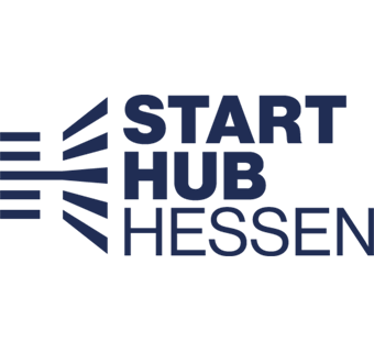 Das StartHub-Hessen-Logo verlinkt auf die Website unter https://www.starthub-hessen.de/de/