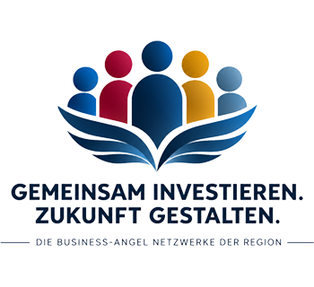 Das Business-Angels-Netzwerk-Logo verlinkt auf die Website unter https://palatina-angels.de