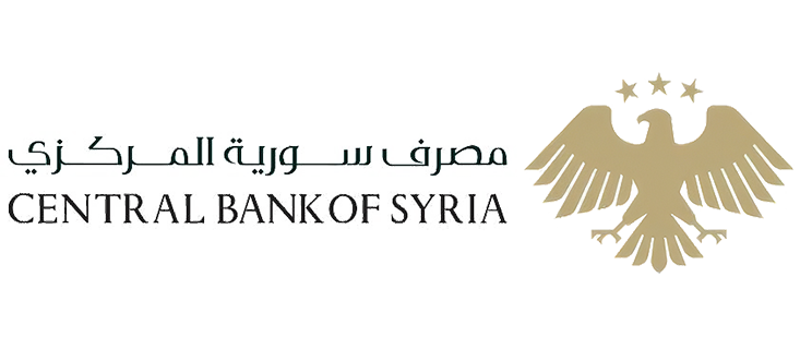 Das Central-Bank-of-Syria-Logo verlinkt auf die Website unter https://cb.gov.sy/index.php?lang=2