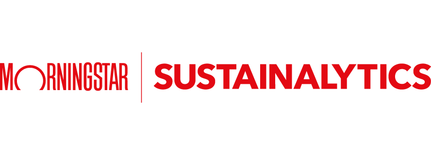 Das Morningstar-Sustainalytics-Logo verlinkt auf die Website unter https://www.sustainalytics.com/